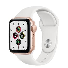 Apple Watch Series SE 1 (2022) GPS + Cellular 40 mm - Αλουμίνιο Χρυσό - Sport band Άσπρο