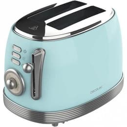 Φρυγανιέρα Cecotec Toast&Taste 800 Vintage Light Blue υποδοχές -