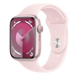 Apple Watch Series 9 (2023) GPS 45 mm - Αλουμίνιο Ροζ - Sport band Ροζ