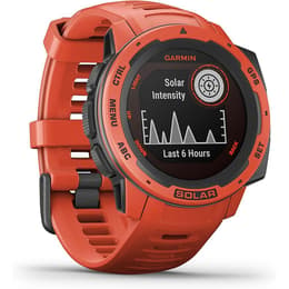 Garmin Ρολόγια Instinct Solar Παρακολούθηση καρδιακού ρυθμού GPS - Κόκκινο