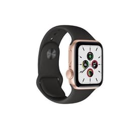 Apple Watch Series SE 1 (2020) GPS 44 mm - Αλουμίνιο Χρυσό - Sport band Μαύρο