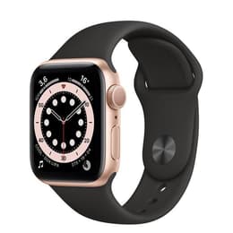 Apple Watch Series 5 (2019) GPS + Cellular 40 mm - Αλουμίνιο Χρυσό - Sport band Μαύρο