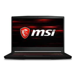 MSI GF63 Thin 10SCXR-687XFR 15" - Core i7-10750H - 32GB - SSD 1000 GBGB NVIDIA GeForce GTX 1650 Ti AZERTY - Γαλλικό