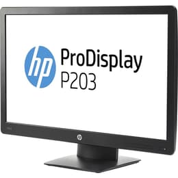 20" HP ProDisplay P203 1600 x 900 LCD monitor Μαύρο