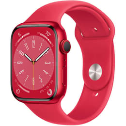 Apple Watch Series 9 (2023) GPS 45 mm - Αλουμίνιο Κόκκινο - Sport band Κόκκινο