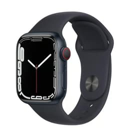 Apple Watch Series 7 (2021) GPS + Cellular 45 mm - Αλουμίνιο Midnight - Sport band Midnight