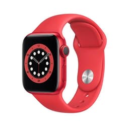 Apple Watch Series 6 (2020) GPS + Cellular 44 mm - Αλουμίνιο Κόκκινο - Sport band Κόκκινο