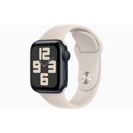 Apple Watch Series SE 1 (2020) GPS 40 mm - Αλουμίνιο Space Gray - Sport band Starlight