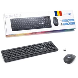 Simpletek Πληκτρολόγιο QWERTZ Ασύρματο M&K RUMENO Kit Mouse and Keyboard