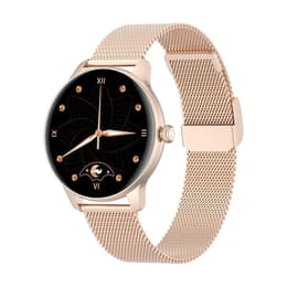 No Brand Ρολόγια L11 Lady Smart Watch - Gold, Heart Rate Monitor, IP68,180 mAh Παρακολούθηση καρδιακού ρυθμού GPS - Μαύρο