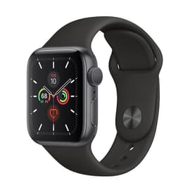 Apple Watch Series 5 (2019) GPS + Cellular 40 mm - Αλουμίνιο Space Gray - Sport band Μαύρο