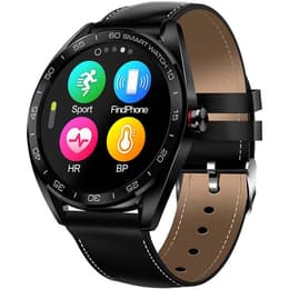 Aites Ρολόγια Waterproof Bluetooth Monitor Sports SmartWatch Black Leather Maxtop K7 Παρακολούθηση καρδιακού ρυθμού GPS - Μαύρο