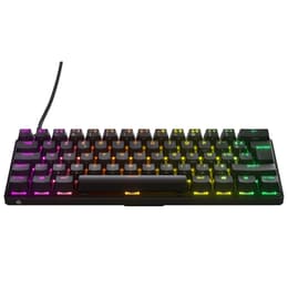 Steelseries Πληκτρολόγιο AZERTY Γαλλικό Πληκτρολόγιο με φωτιζόμενα πλήκτρα Apex Pro Mini