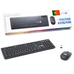 Simpletek Πληκτρολόγιο QWERTY Πορτογαλικά Ασύρματο M&K PORTOGALLO Kit Mouse and Keyboard