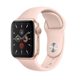 Apple Watch Series 5 (2019) GPS 44 mm - Αλουμίνιο Χρυσό - Sport band Ροζ